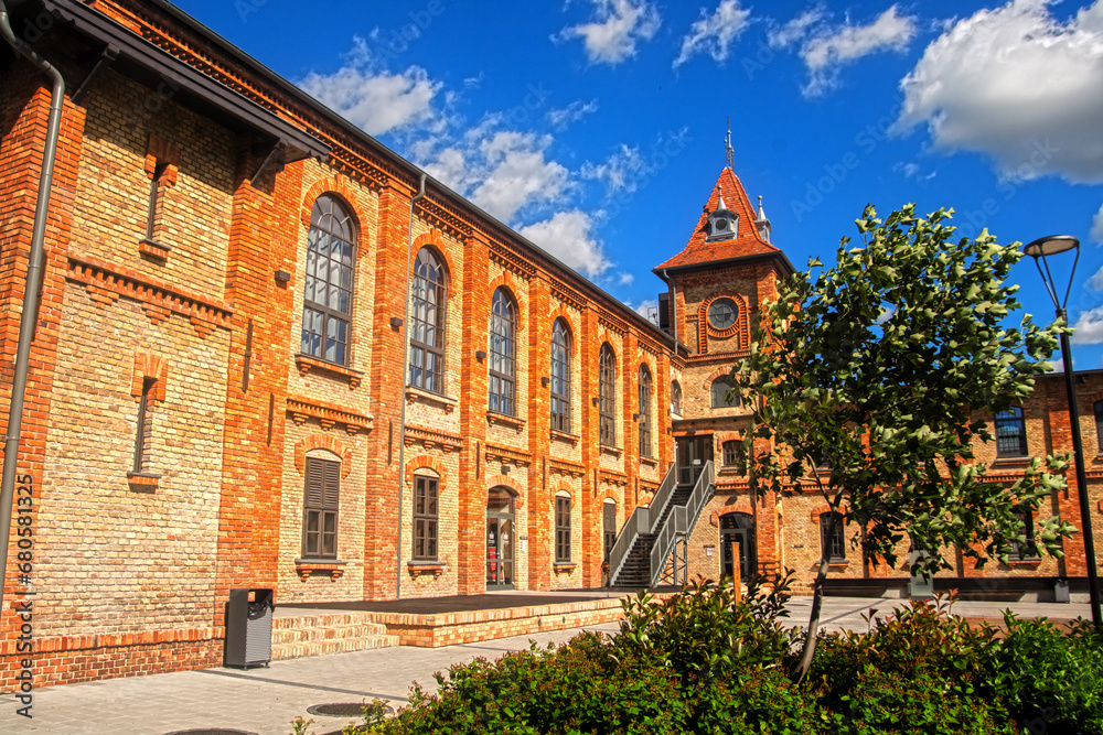 The old building of the Silk Factory in Mohacs