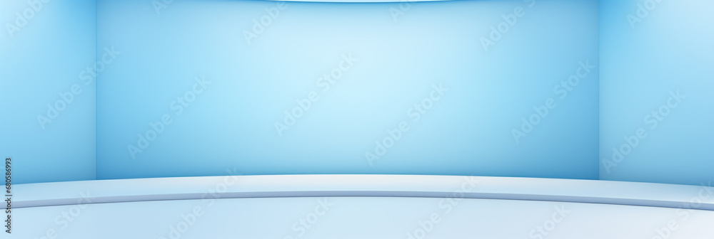 Minimal light blue background for a presentation, product placement Minimal light blue background for a presentation, product placement