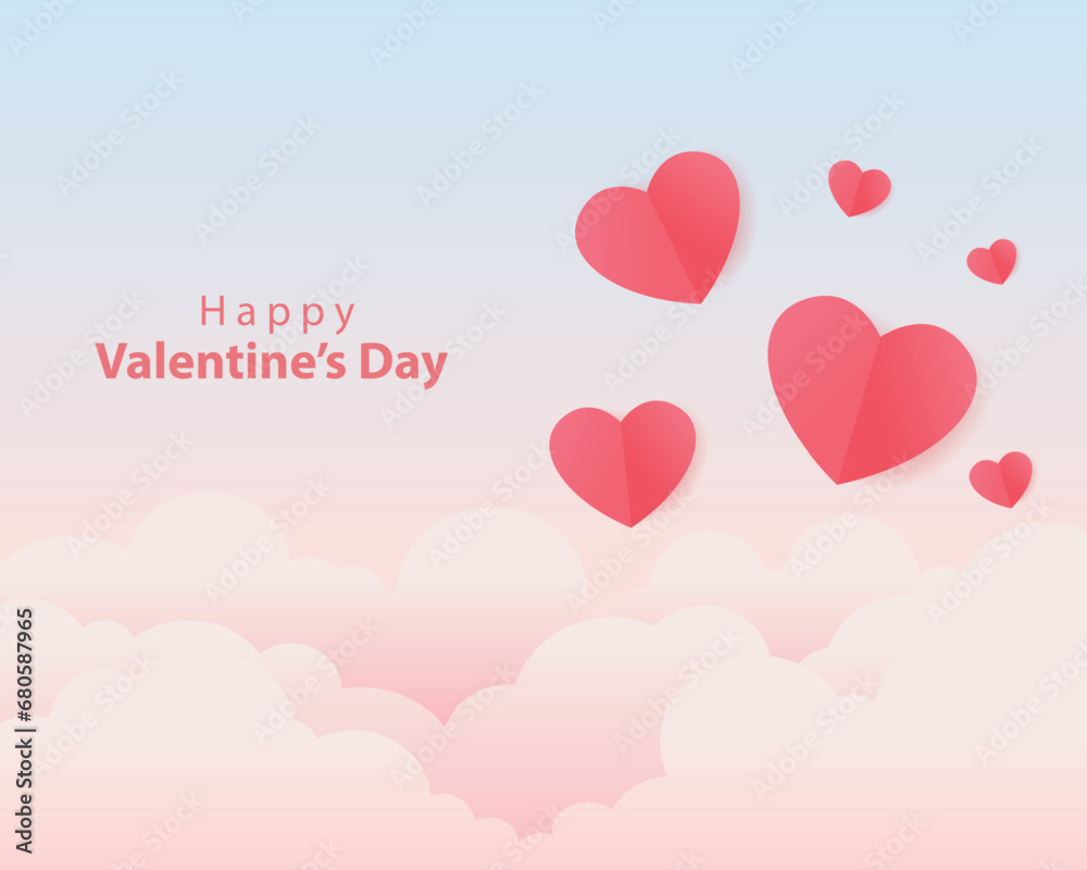 Happy Valentine Day, background, Banner, template