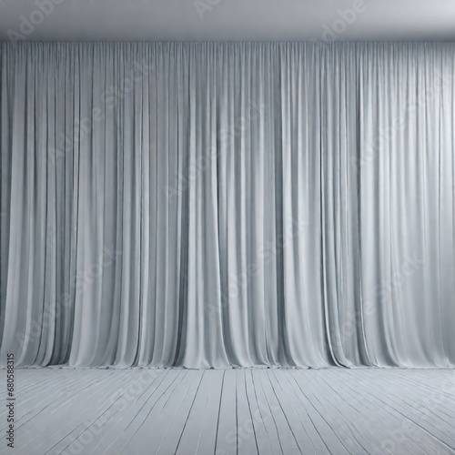 empty white curtain with spotlight. 3d rendering empty white curtain with spotlight. 3d rendering blank banner with curtain