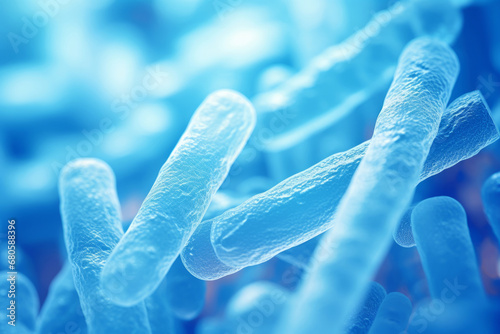 Legionella pneumophila. Bacterial infection as a microscopic background. Dangerous disease strain case. Generative AI