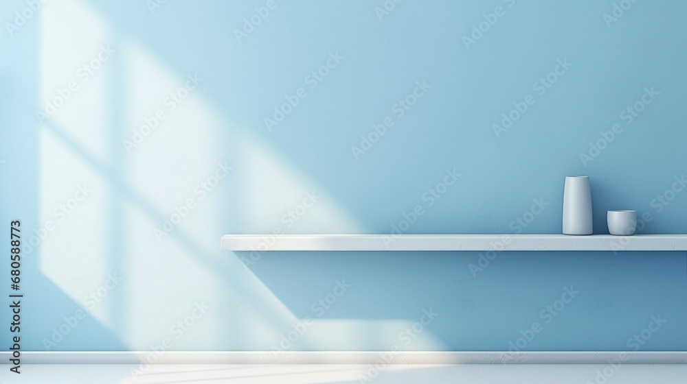 minimal abstract light blue background for product design Stock