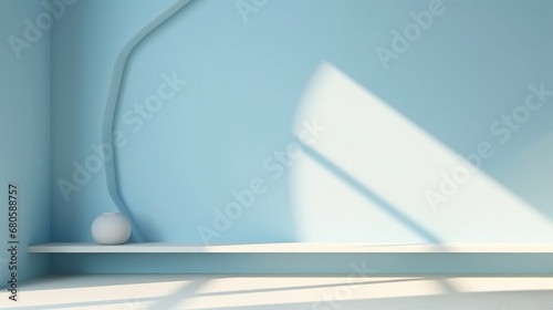 minimal abstract light blue background for product design