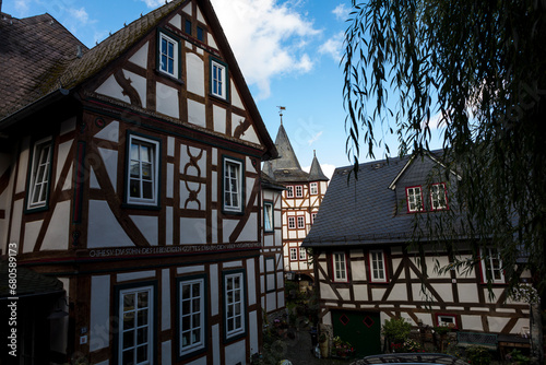 Blummenfelds Germany View of the city on a cloudy spring day photo