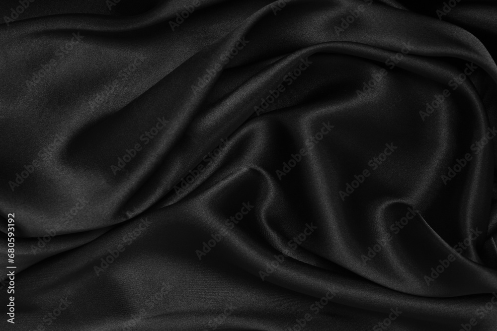 Black fabric textile texture background Black fabric textile texture background