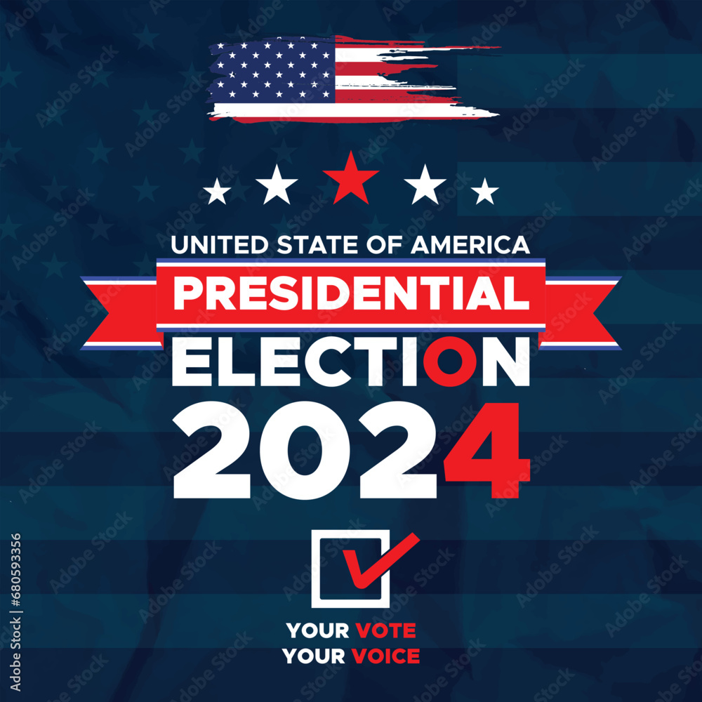 Vote 2024. Presidential election day in united states. Election 2024