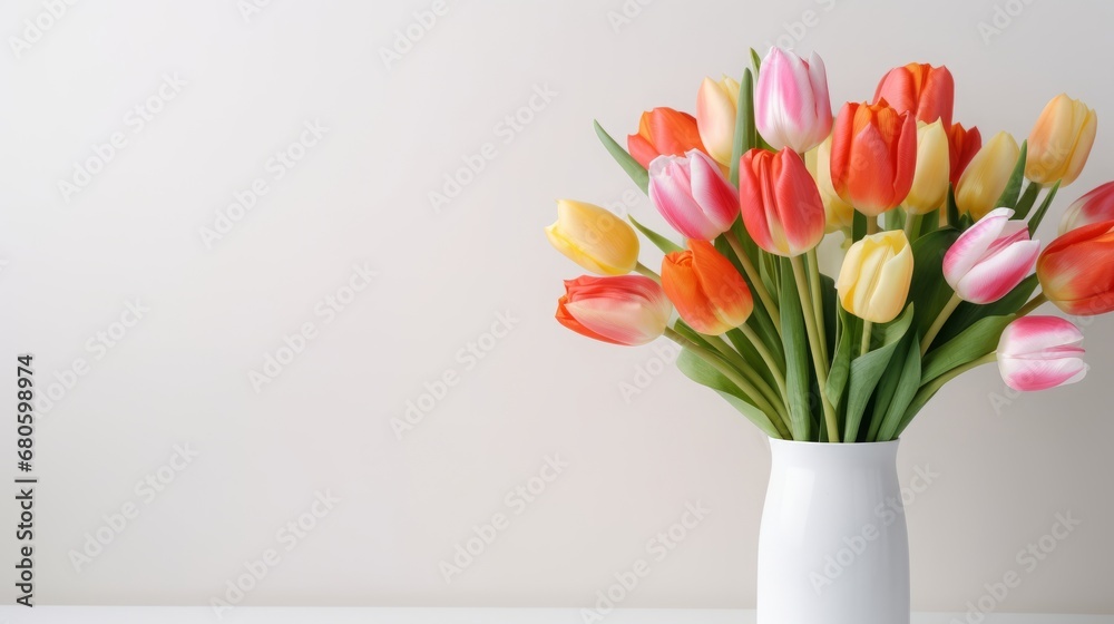 tulips background with place for text. tulips background with place for text.