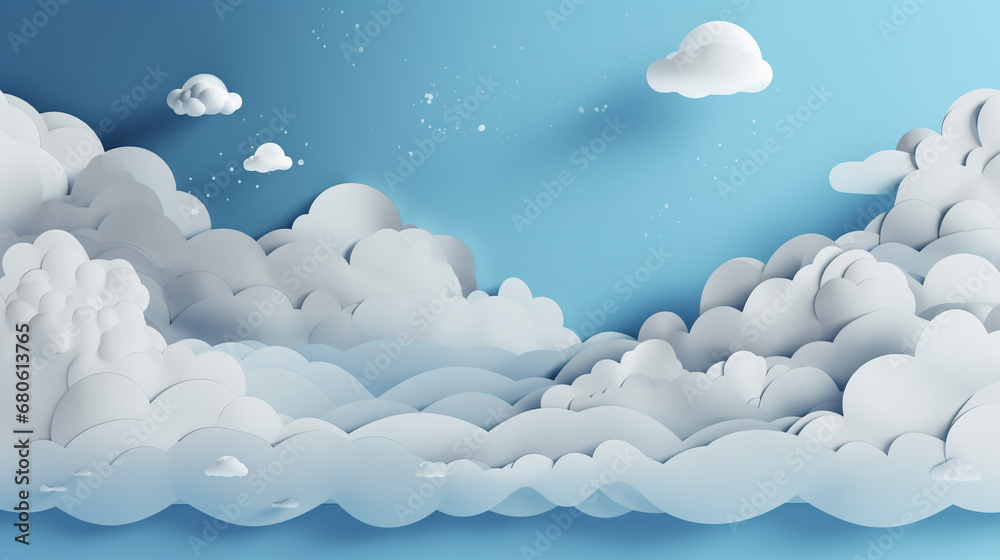 Pastel cloud background. AI Generated Pastel cloud background. AI Generated
