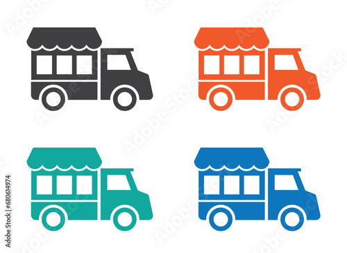 food truck car icon