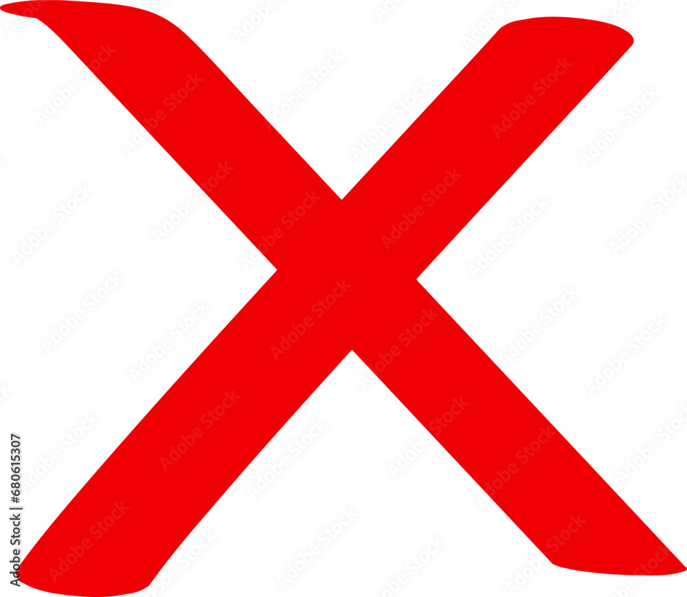 Red cross sign icon. Wrong mark stock icon. Red cross X symbol. Grunge X icon. Red cross sign icon. Wrong mark stock icon. Red cross X symbol. Grunge X icon.