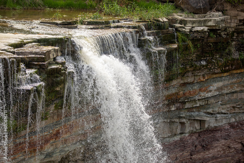 Lower Ball's Falls in the Niagara Region of Ontario.