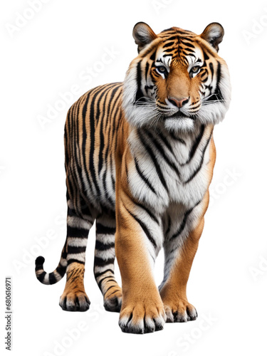 Tiger Isolated on Transparent Background