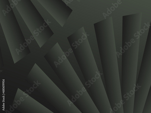 Fototapeta Naklejka Na Ścianę i Meble -  Black premium abstract background with luxury dark lines and geometric shapes. Modern exclusive background for posters, banners, wallpapers, futuristic design concepts, etc.