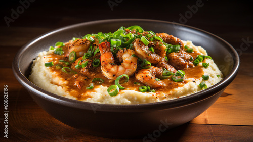 Flavorful Shrimp and Grits with Cajun Seasoning