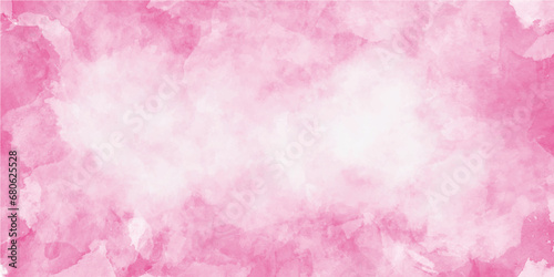 Pink watercolor abstract background texture