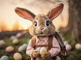 Whimsical Easter Wonderland: Join the Happy Bunny's Easter Adventures!