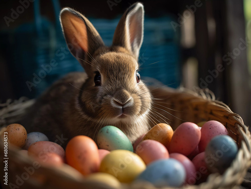 Whimsical Easter Wonderland: Join the Happy Bunny's Easter Adventures! © 47Media