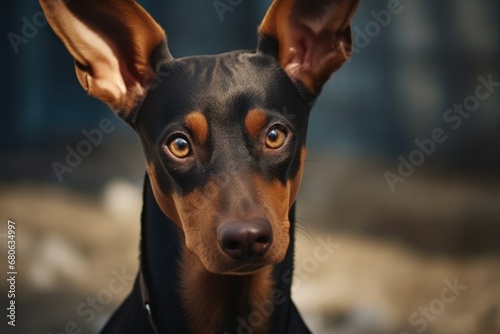 A close up image of a dog wearing a collar. This picture can be used to showcase pet accessories or as a representation of a loyal companion.