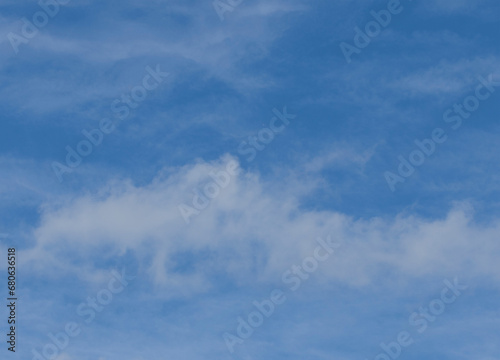 White clouds in a November day in Mediterranean region