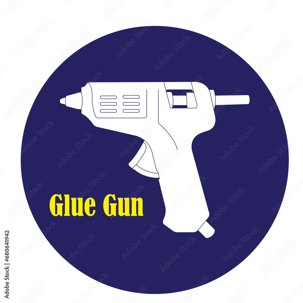 Glue gun icon