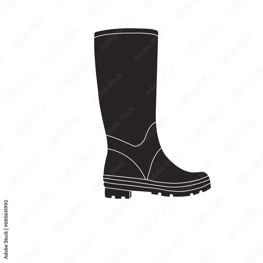Rain boots icon