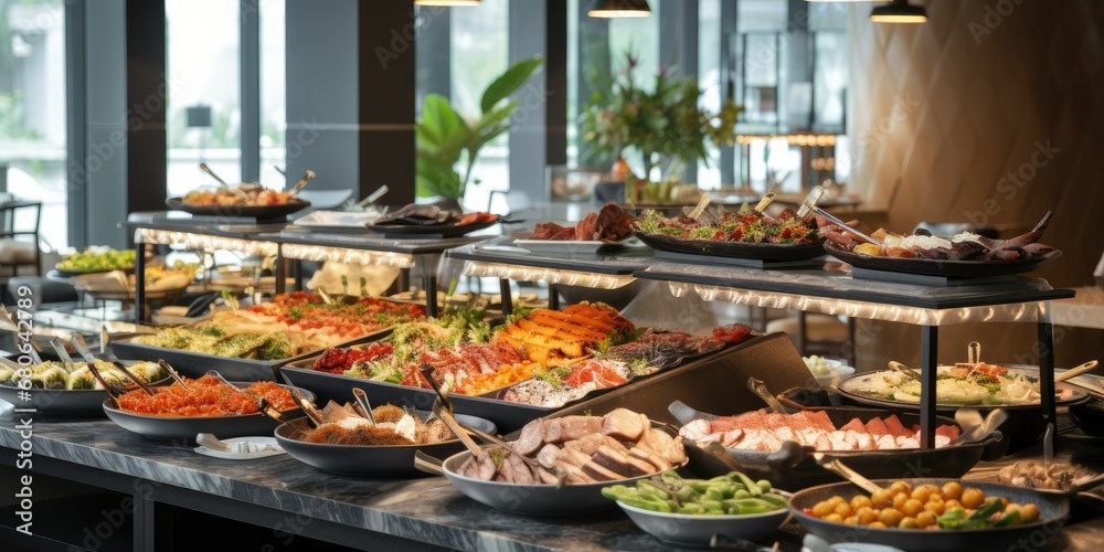 Buffet Brilliance - Dive into the Concept of Food Buffet Brunch, where Catering, Dining, and Eating Merge into a Shared Culinary Party