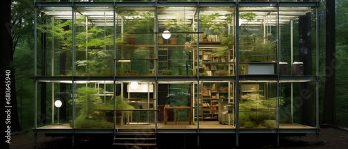 interior design architecture with plants © JORDAN DRAPER