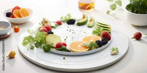 Immerse Yourself in the Visual Symphony of a Fresh, Healthy Meal.