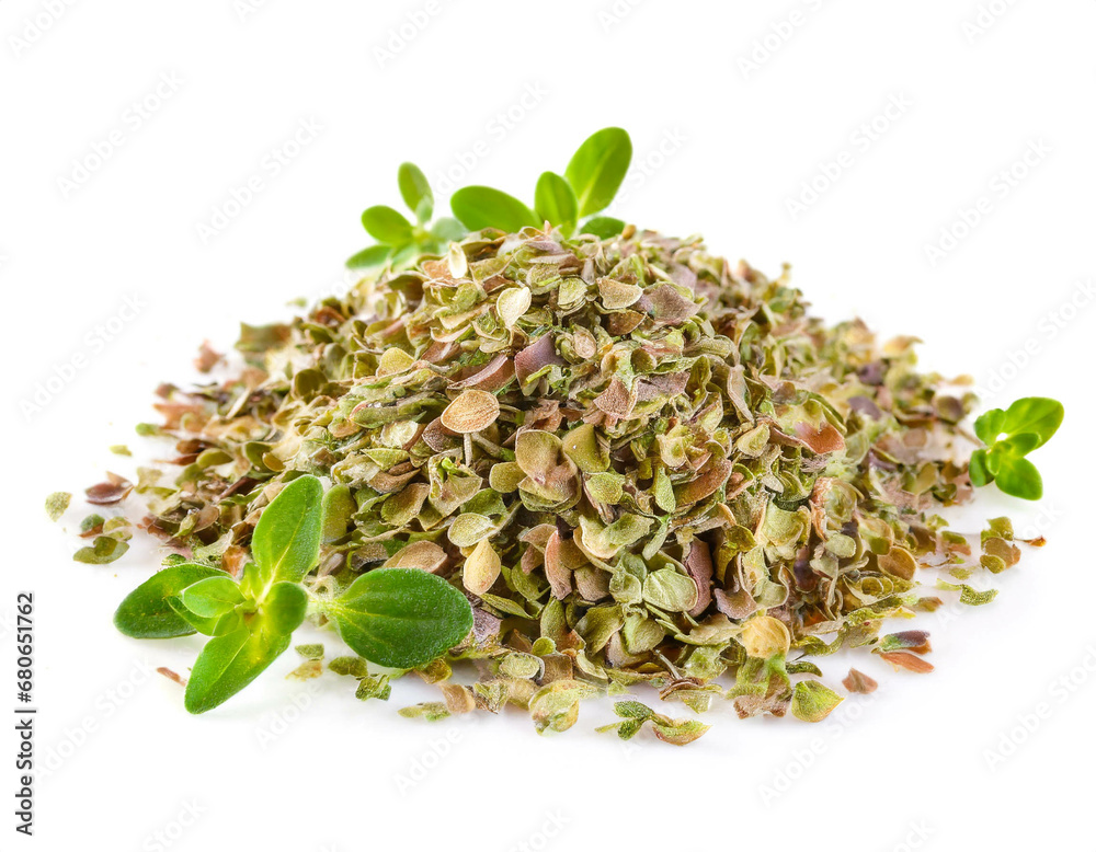 Oregano isolated on white background, cutout