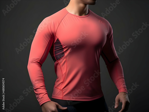 Body builder man fitness suit mockup, 3D man fitness suit mockup presentation, male gym and sport suit mockup, ai generated photo © Akilmazumder
