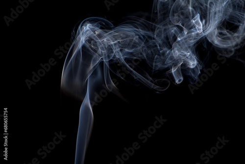 Wallpaper smoke background captured from incense stick.