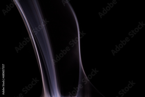 Wallpaper smoke background captured from incense stick.