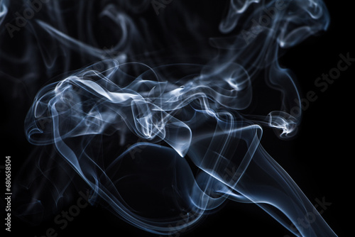 Wallpaper smoke background captured from incense stick.