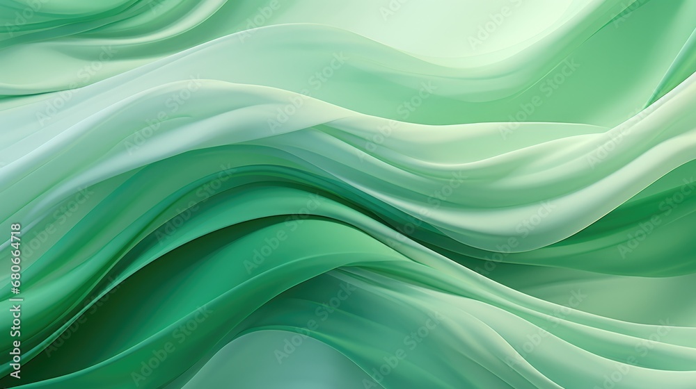 Silk green fabric closeup Silk green fabric closeup