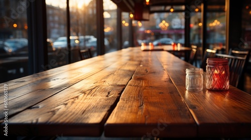 Empty Wood Table Top On Blur, Background Images, Hd Wallpapers, Background Image