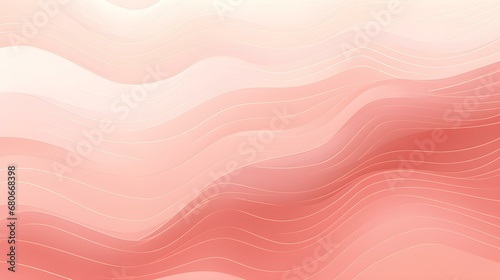 Wallpaper Mural Minimalistic Background of abstract Waves in blush Colors. Creative Retro Wallpaper Torontodigital.ca