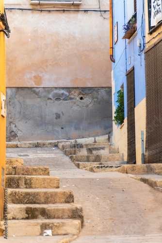 Old town street in Cocentaina, Alicante (Spain)