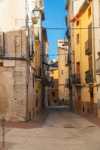 Old town street in Cocentaina, Alicante (Spain)
