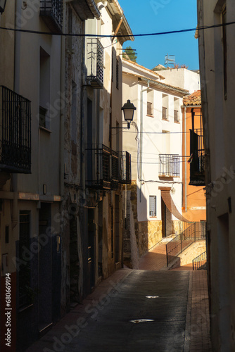 Old town street in Cocentaina, Alicante (Spain)