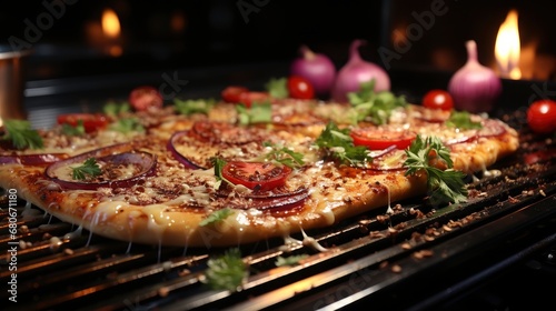 Ingredients Homemade Pizza On White Wooden, Background Images, Hd Wallpapers, Background Image