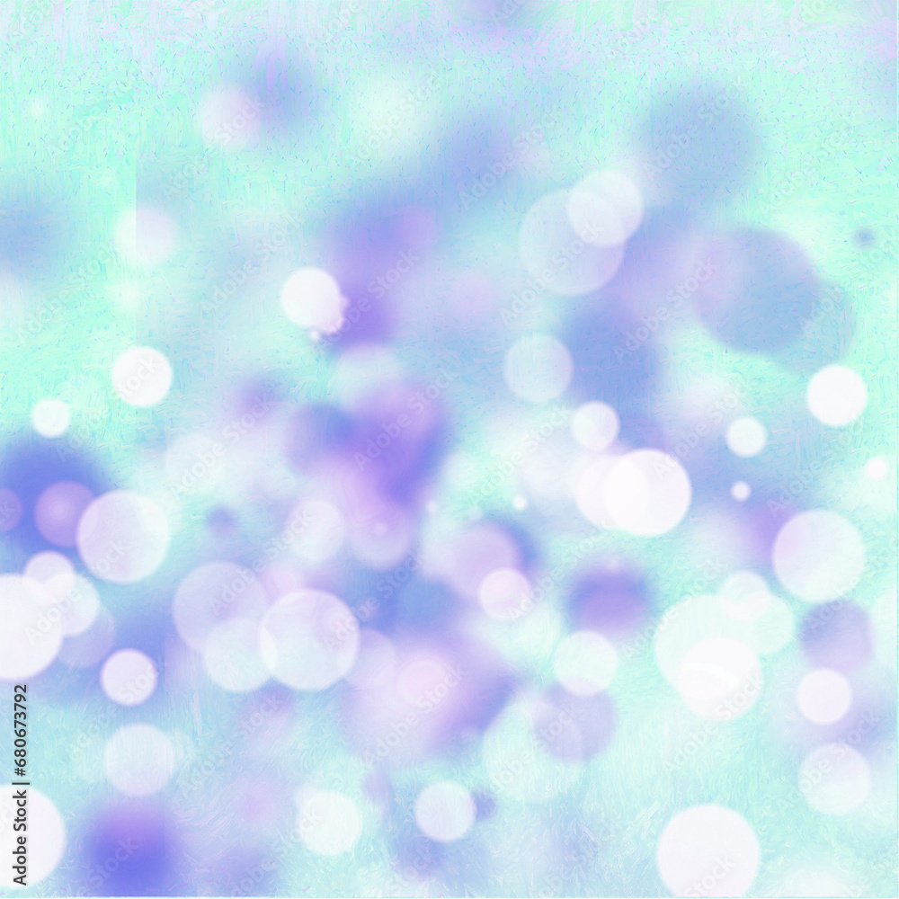 Naklejka premium Blue bokeh background for seasonal, holidays, event and celebrations