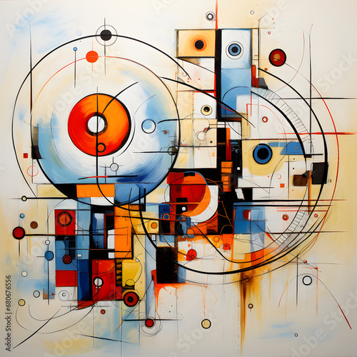 Abstract background with circles