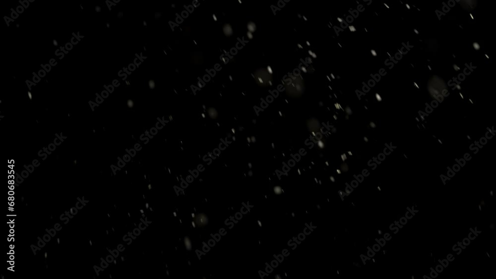 Snow Overlays Realistic on a black background Snow Overlays Realistic on a black background