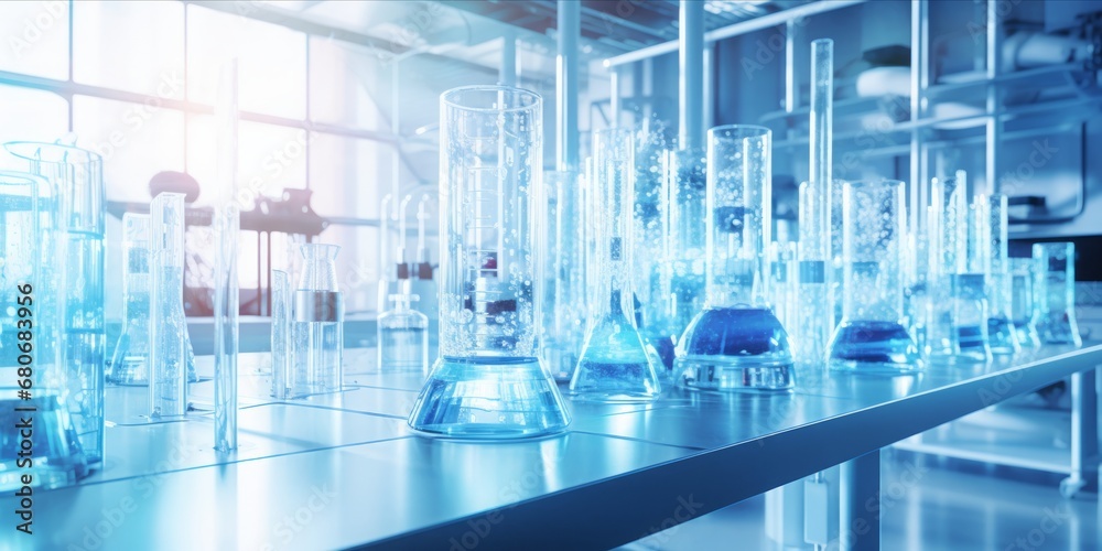 A Glimpse into the Industrial Laboratory, Where Sample Tubes are Meticulously Prepared for Scientific Exploration A Glimpse into the Industrial Laboratory, Where Sample Tubes are Meticulously Prepared for Scientific Exploration