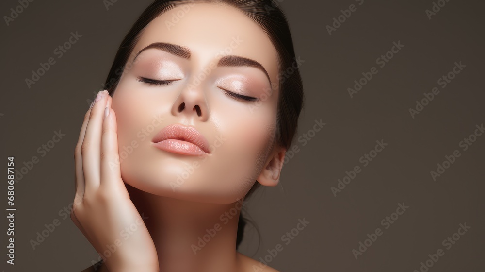 Female face beauty in a classy way Female face beauty in a classy way