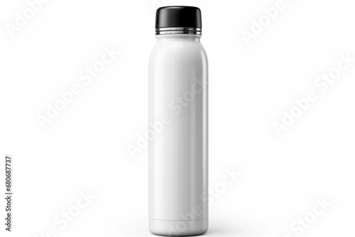 Fototapeta Naklejka Na Ścianę i Meble -  water bottle mockup psd, Free water bottle mockup, Stainless steel water bottle mockup,