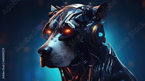 Anthropomorphic cyber dog