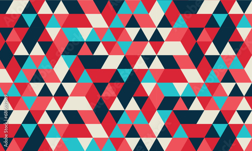 Triangle hexagon pattern with retro colors. Very suitable for backgrounds, wallpaper, design complements, decorations, and more.
