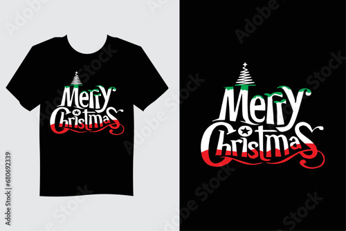 New Vectors Christmas T-shirt Design