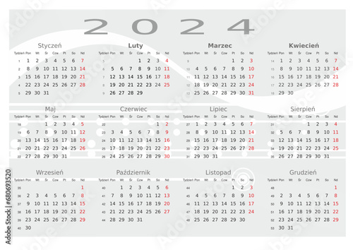 kalendarz 2024 kalendarze
